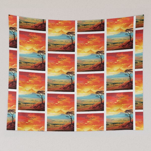 Item preview, Masai Mara National Park Natural Extravaganza designed and sold by NeuralVibe.