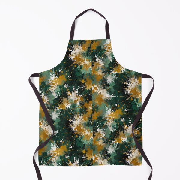 Item preview, Green paint splatters  designed and sold by PatternPuppy.