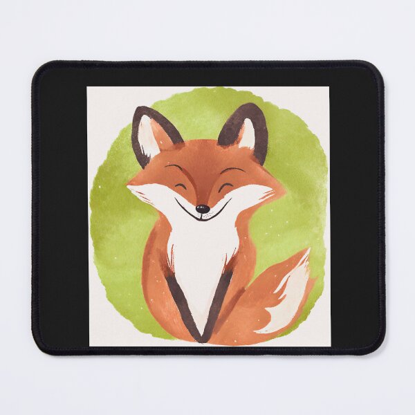 Item preview, Smiling fox painted with paint designed and sold by ColorfulCreate.