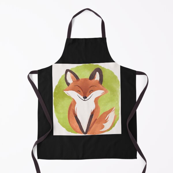 Item preview, Smiling fox painted with paint designed and sold by ColorfulCreate.