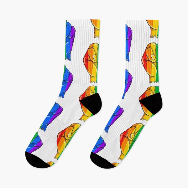 Item preview, Rainbow Hand - light background designed and sold by Themys24.