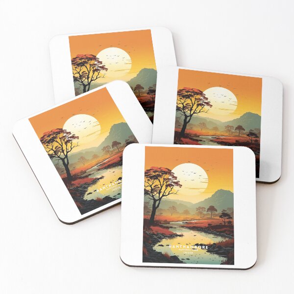 Item preview, Ranthambore National Park Wildlife Sanctuary designed and sold by NeuralVibe.