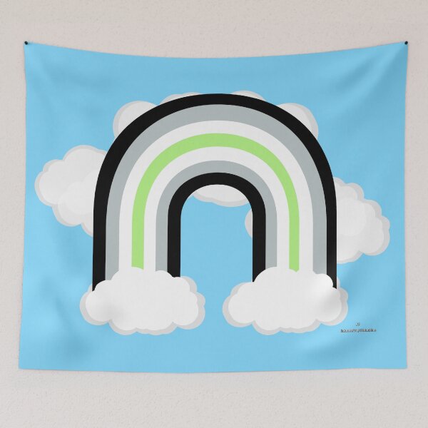 Item preview, Agender Pride Flag Rainbow designed and sold by Day10Machine.
