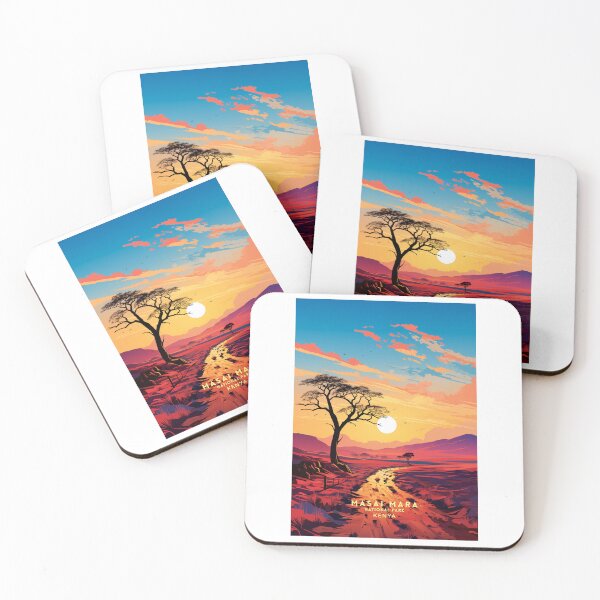 Item preview, Masai Mara National Park African Savanna designed and sold by NeuralVibe.