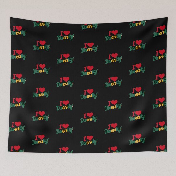 Item preview, I Love Diversity designed and sold by Itsheartshop.