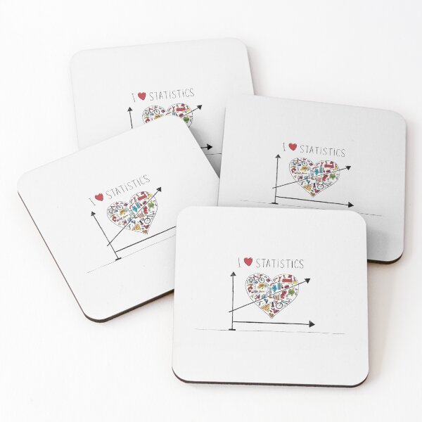 Item preview, I Love Statistics With Illustration designed and sold by Itsheartshop.