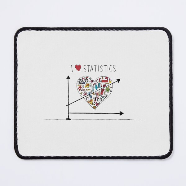 Item preview, I Love Statistics With Illustration designed and sold by Itsheartshop.