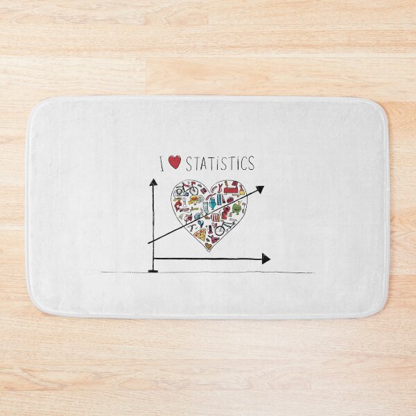 Item preview, I Love Statistics With Illustration designed and sold by Itsheartshop.