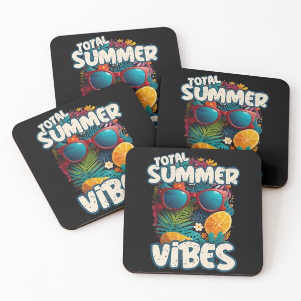 Item preview, TOTAL SUMMER VIBES cool sunglasses vacation vibes art design designed and sold by Jt41.
