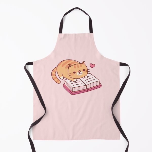 Item preview, Cute Tabby Cat Reading A Book designed and sold by rustydoodle.