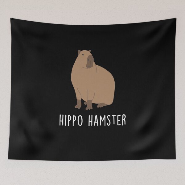 Item preview, Capybara Hippo Hamster designed and sold by Clara Hollins.