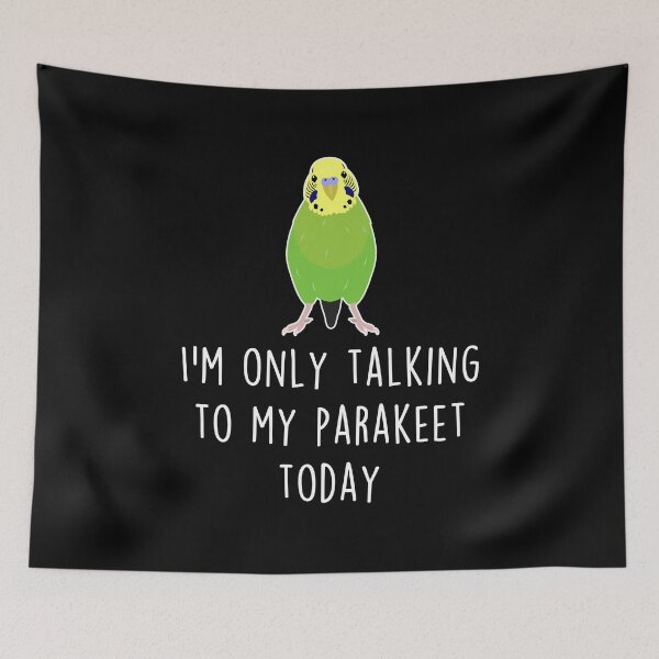 Item preview, Parakeet Talking To designed and sold by Clara Hollins.