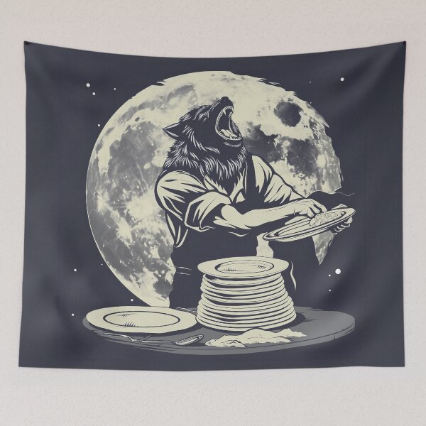 Item preview, Werewof Waiter Ver.4 Funny Gift designed and sold by Siegfried1988.