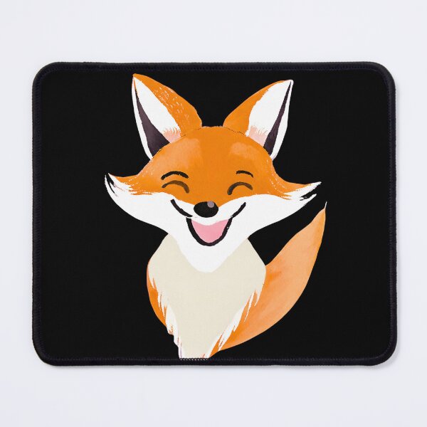 Item preview, Smiling fox painted with paint designed and sold by ColorfulCreate.