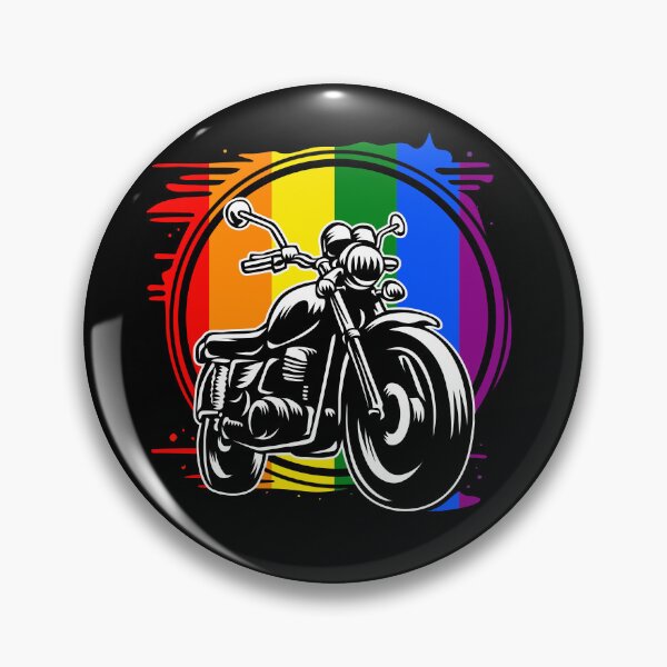 Item preview, LGBTQ Pride Motorcycle Rainbow Equality Support designed and sold by Designer-Girl.