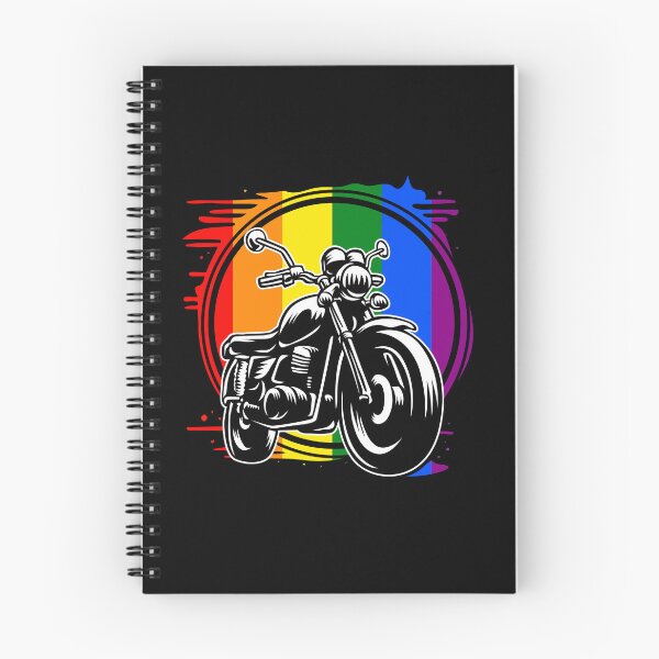 Item preview, LGBTQ Pride Motorcycle Rainbow Equality Support designed and sold by Designer-Girl.