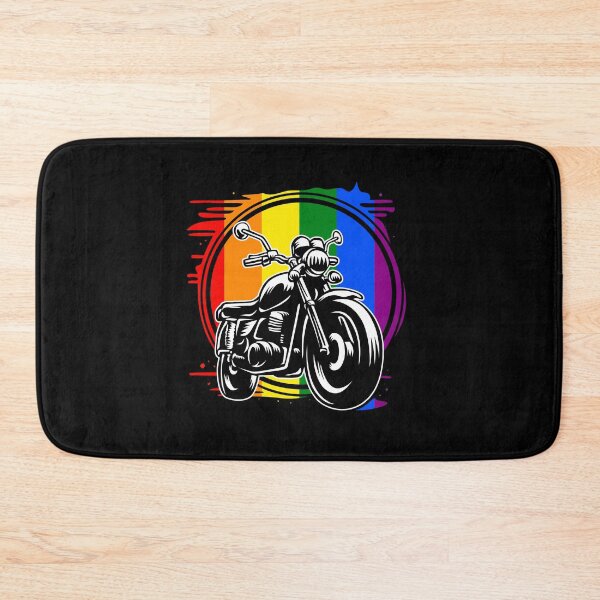Item preview, LGBTQ Pride Motorcycle Rainbow Equality Support designed and sold by Designer-Girl.