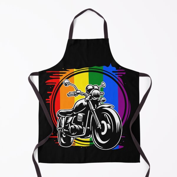 Item preview, LGBTQ Pride Motorcycle Rainbow Equality Support designed and sold by Designer-Girl.