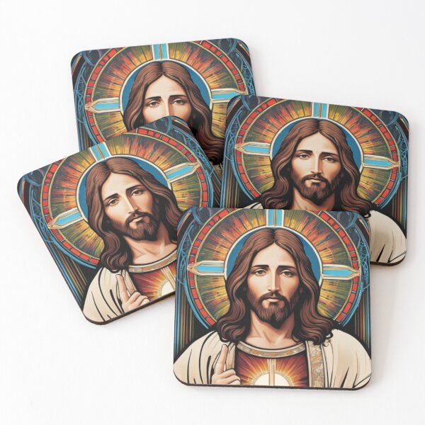 Item preview, Jesus Christ (tetradic colors) 2 designed and sold by Warih.