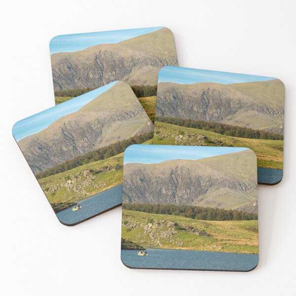 Item preview, Anglers fishing Llyn Dywarchen Eryri National Park, Wales. designed and sold by RobThorley.