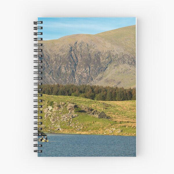 Item preview, Anglers fishing Llyn Dywarchen Eryri National Park, Wales. designed and sold by RobThorley.