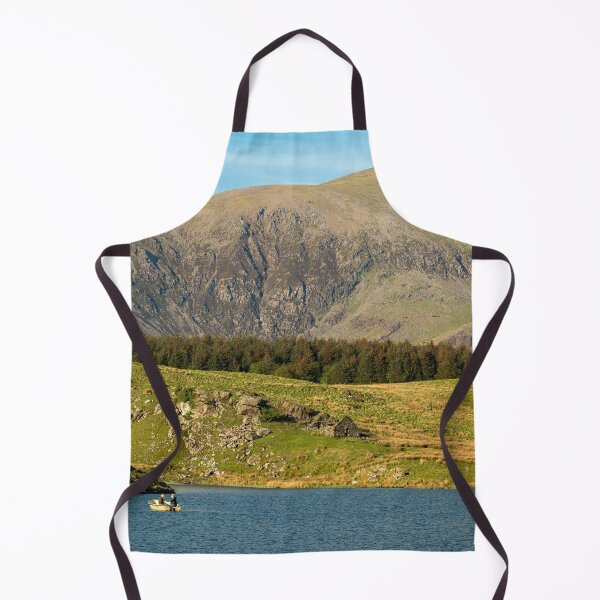 Item preview, Anglers fishing Llyn Dywarchen Eryri National Park, Wales. designed and sold by RobThorley.