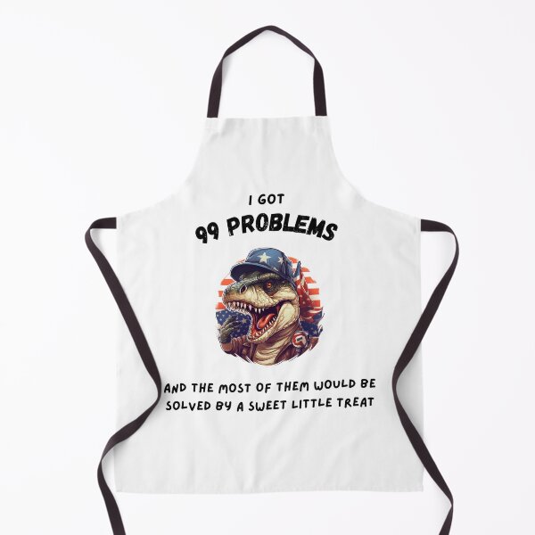Item preview, Hiphop Funny Dinosaur I Got 99 Problems designed and sold by IssaraStudio.