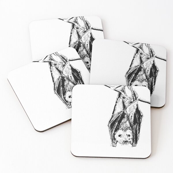 Item preview, Black pen bat illustration designed and sold by Arthur Loeuil.