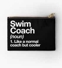Schwimmen-Trainer-lustiger Definitions-Trainer-Geschenk-Entwurf Täschchen