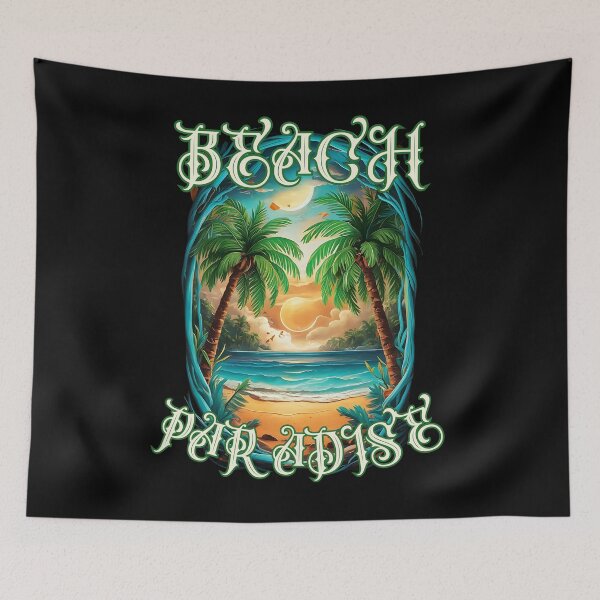 Item preview, BEACH PARADISE own private tropical shore line design designed and sold by Jt41.