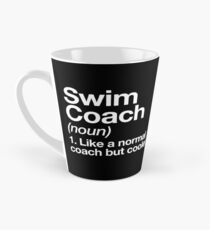 Swim Coach Funny Definition Trainer Gift Design Tall Mug