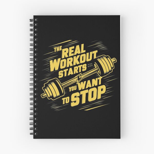 Item preview, Fitness, The Real workout starts you want to stop, Gym Body building Workout designed and sold by shaswag.