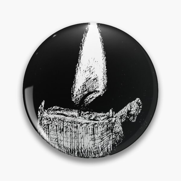 Item preview, Black pen candle illustration designed and sold by Arthur Loeuil.
