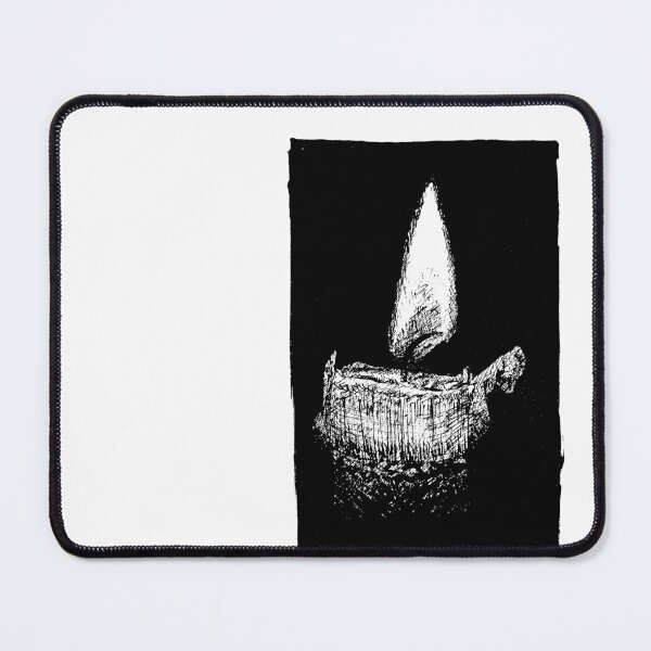 Item preview, Black pen candle illustration designed and sold by Arthur Loeuil.