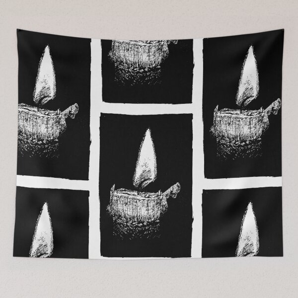 Item preview, Black pen candle illustration designed and sold by Arthur Loeuil.