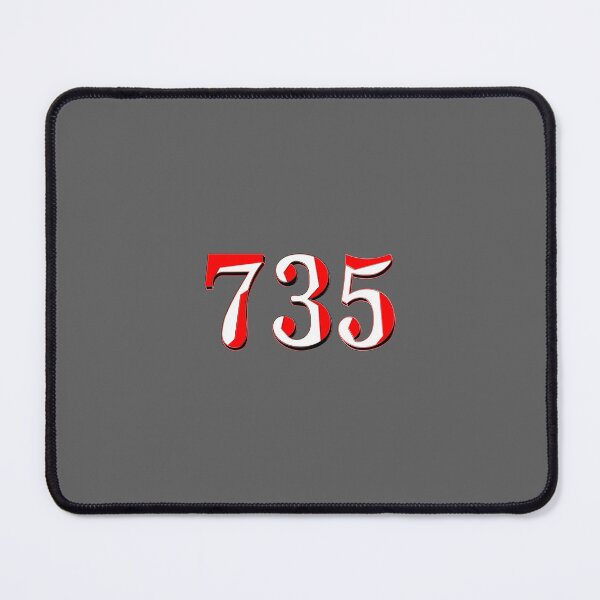 Item preview, number seven hundred and thirty-five digit 735 order sequence team member age designed and sold by 4rpixs.