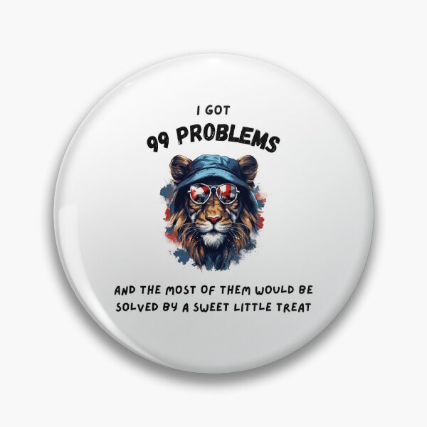 Item preview, Hiphop Funny Lion I Got 99 Problems designed and sold by IssaraStudio.