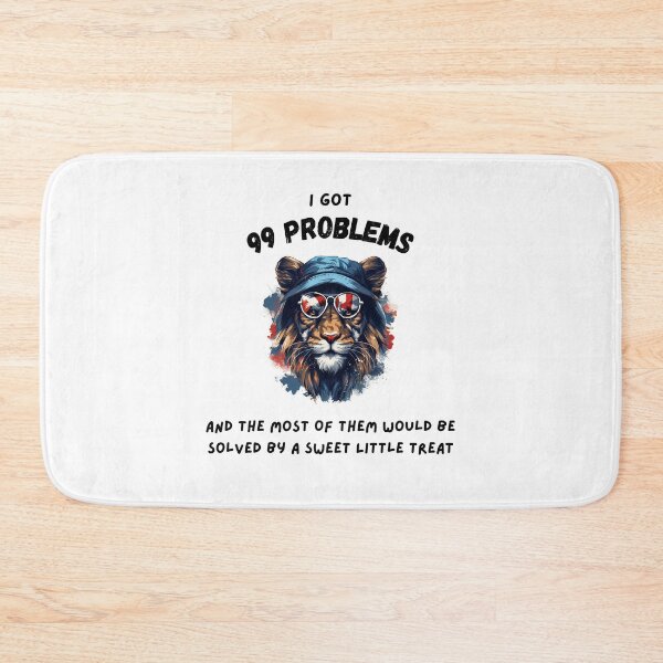 Item preview, Hiphop Funny Lion I Got 99 Problems designed and sold by IssaraStudio.