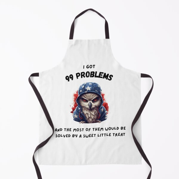 Item preview, Hiphop Funny Owl I Got 99 Problems designed and sold by IssaraStudio.