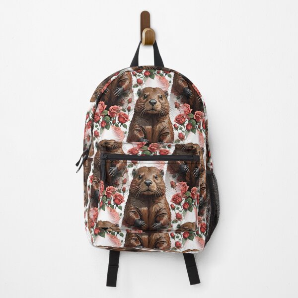 Item preview, A Beaver Surrounded By New York Roses Pattern 1 designed and sold by taiche.