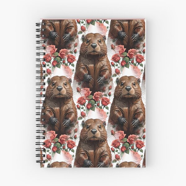 Item preview, A Beaver Surrounded By New York Roses Pattern 1 designed and sold by taiche.