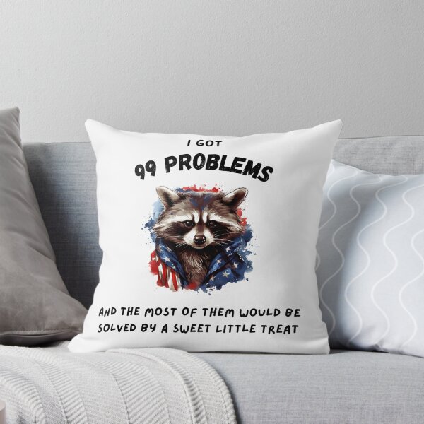 Item preview, Hiphop Funny Raccoon I Got 99 Problems designed and sold by IssaraStudio.