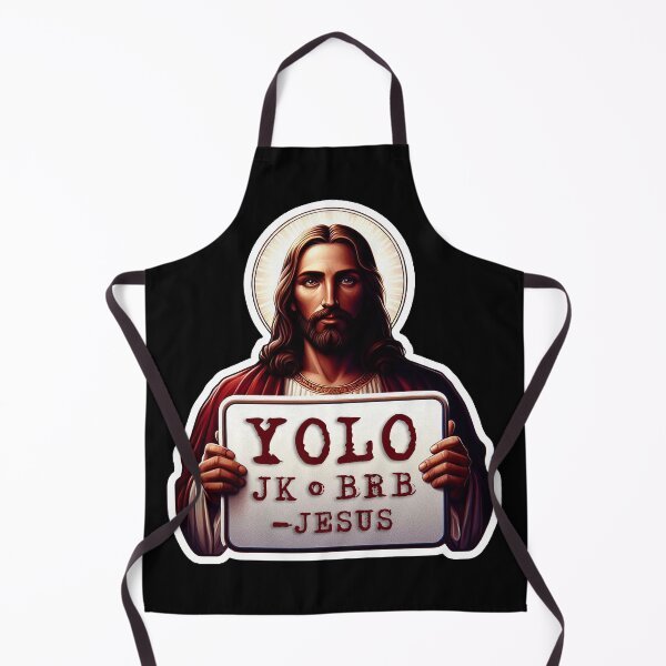 Item preview, YOLO JK BRB Jesus designed and sold by plushism.