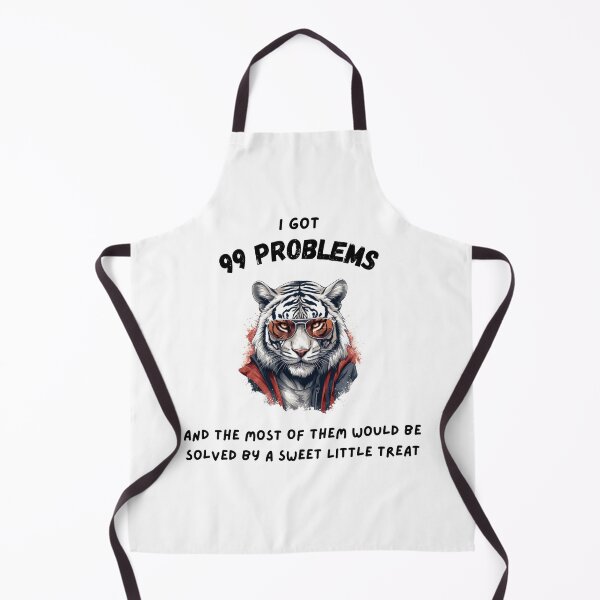 Item preview, Hiphop Funny White Tiger Glasses I Got 99 Problems designed and sold by IssaraStudio.