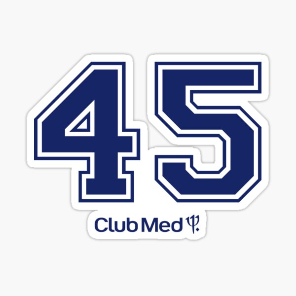 Artikel-Vorschau von Nummer 45 Club Med, designt und verkauft von Gabazo Store.