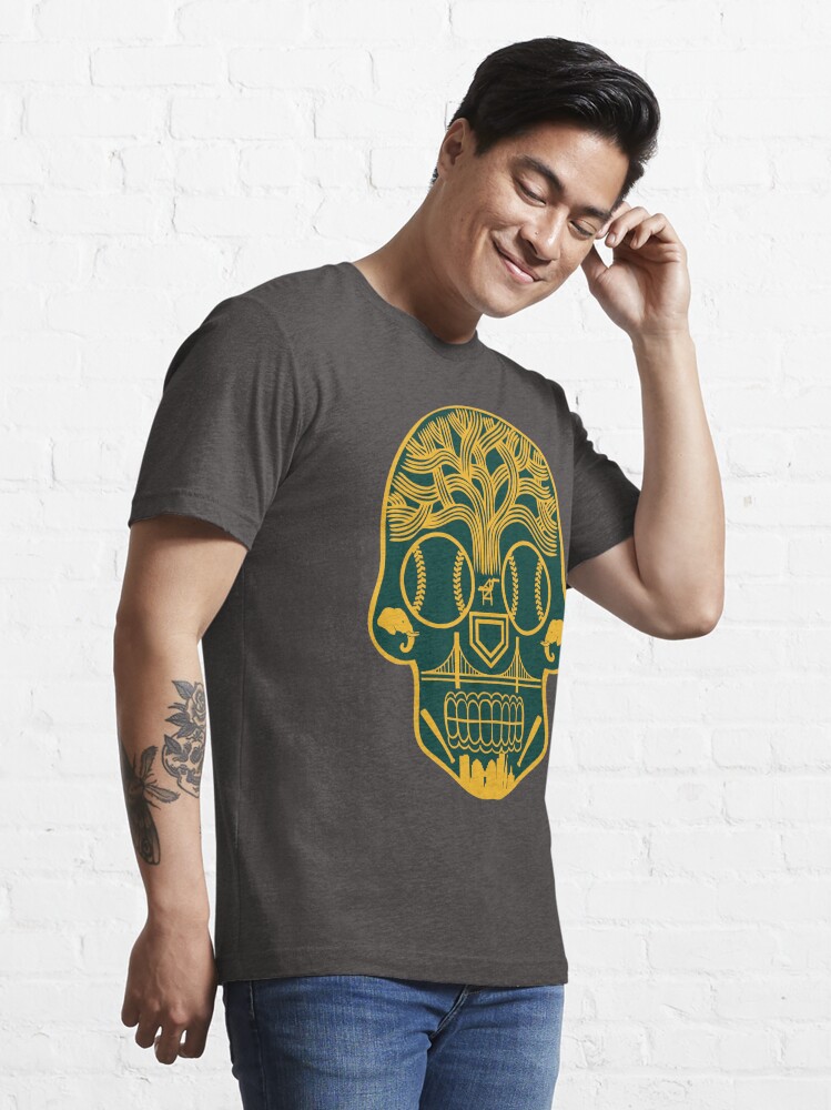 Oakland Sugar Skull Essential T-Shirt for Sale by StickyHenderson