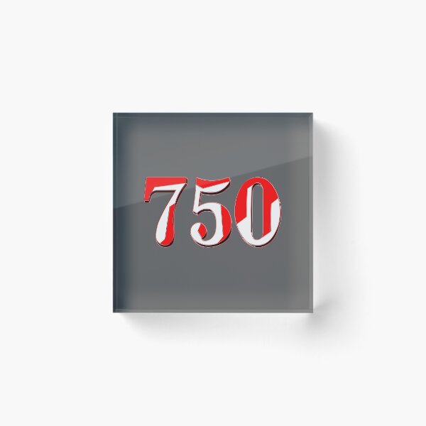 Item preview, number seven hundred and fifty digit 750 order sequence team member age designed and sold by 4rpixs.