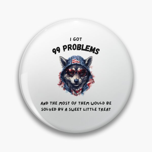 Item preview, Funny Hiphop Wolf Glasses I Got 99 Problems designed and sold by IssaraStudio.