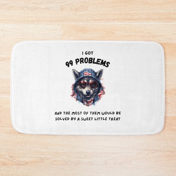 Item preview, Funny Hiphop Wolf Glasses I Got 99 Problems designed and sold by IssaraStudio.
