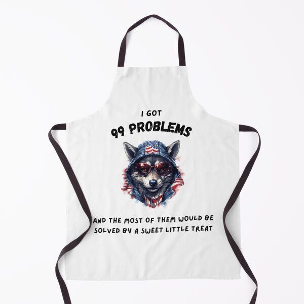 Item preview, Funny Hiphop Wolf Glasses I Got 99 Problems designed and sold by IssaraStudio.
